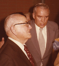 pres. Marsh with Pres. Kimball. Pres. Marsh was the Caracas Venezuela Mission President.