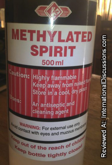 V & S Methylated Spirit Trinidad