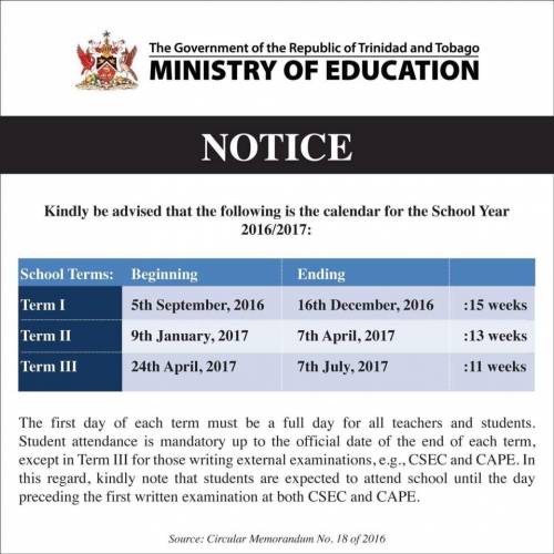 Trinidad & Tobago Education System