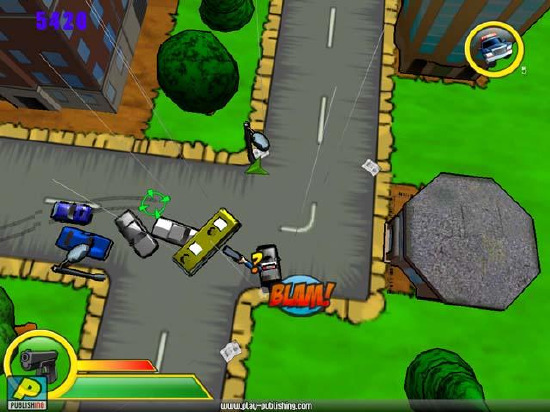 Police Destruction Street