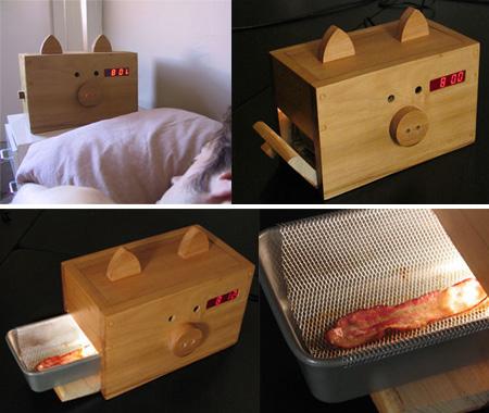 Bacon Alarm Clock