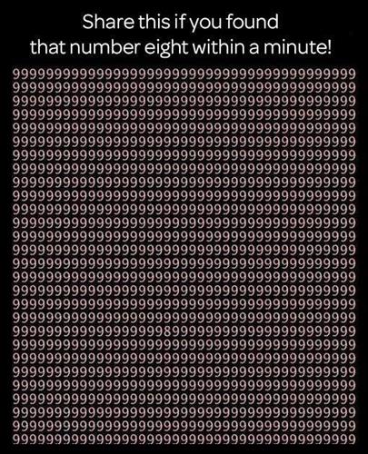 How Fast Can You Find It?