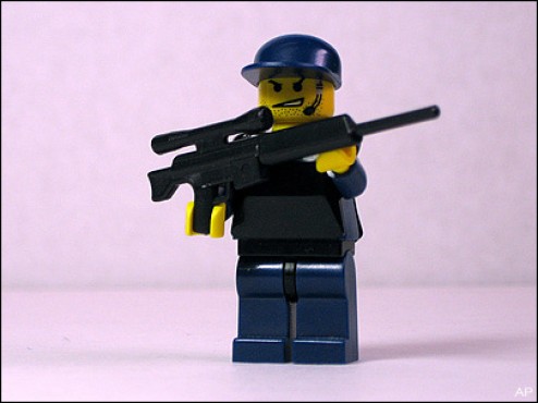 Child's Tiny Lego Gun Causes Panic On Bus