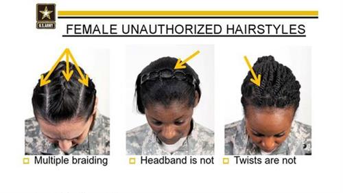 US Military Black Hairstyles