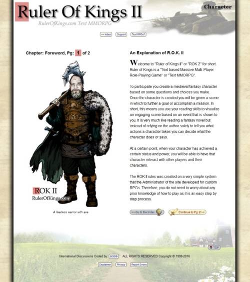Ruler Of Kings 2 Text RPG General Discussion