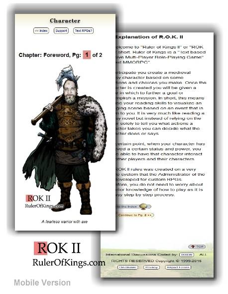 Ruler Of Kings 2 Text RPG General Discussion