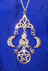 Pentacle Moon Necklace