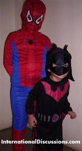 Batman & Spiderman Costumes