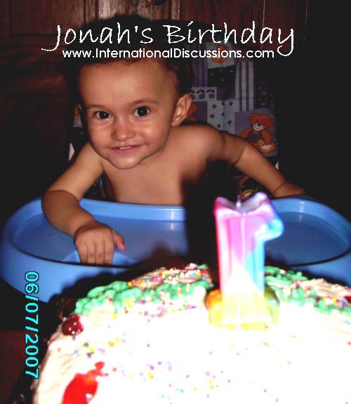 Jonah's Birthday