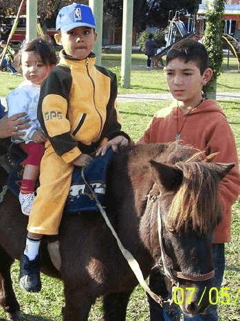 Felipe Riding A Horse In Argentina