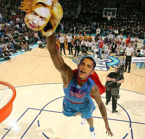 Obama Slam Dunk