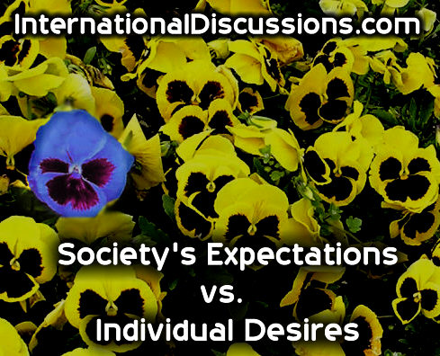 Society's Expectations Vs Individual Desires
