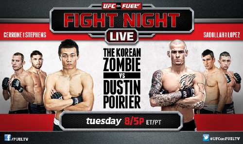 Ufc On Fox Zombie Vs Poirier