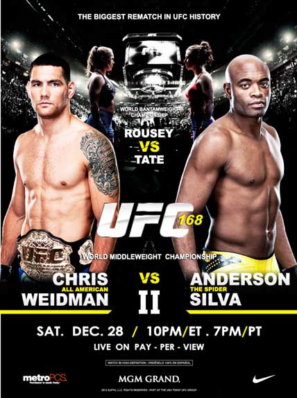 UFC 168 Weidman vs Silva II