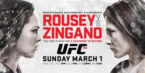 UFC 184 Rousey Vs Zingano