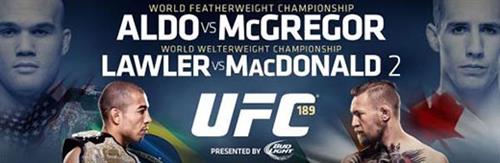 UFC 189 Aldo vs McGregor