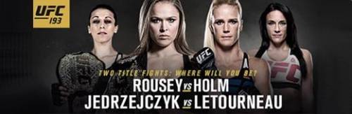 UFC 193 Rousey vs Holm