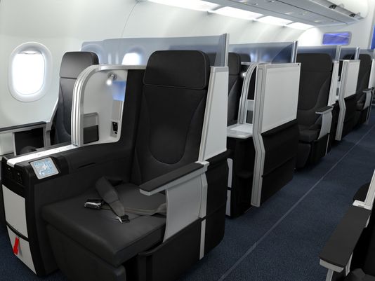 New Bigger Airline Seats