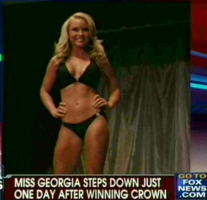 Miss Georgia 2009 Steps Down