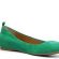   Rate Green Suede Flat Shoe