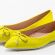 Top  Rate Bright Yellow Flat Shoe