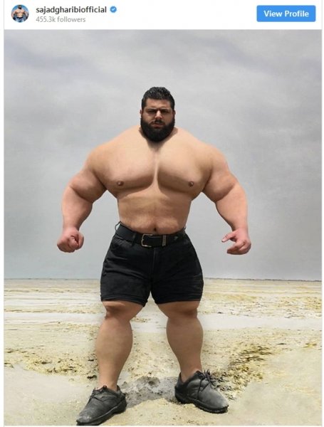 Sajan Gharibi - Iranian Hulk