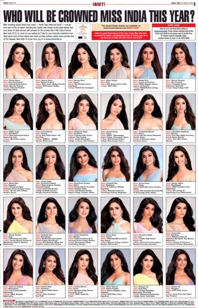 Miss India Picks Girls Who Look Similar?