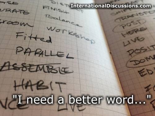 International Discussions Thesaurus