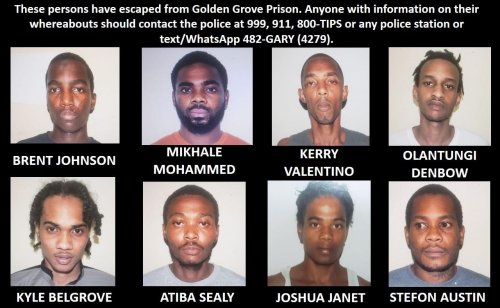 Trinidad Prison Convict Escapees