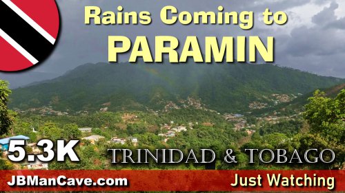 Rain Clouds Coming On Paramin Trinidad