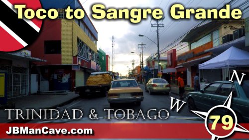 Driving From Toco To Sangre Grande Trinidad
