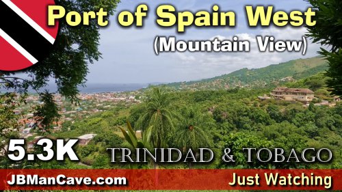 Mountain View Of Port Of Spain Trinidad