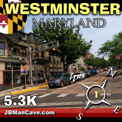 Driving Thru Westminster Maryland USA