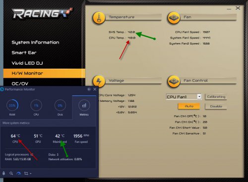 Advanced System Care Performance Monitor Not Showing Correct Cpu Temeperature