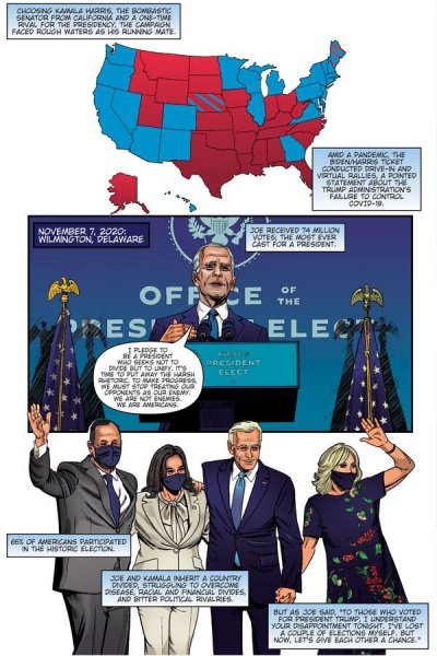 Joe Biden And Kamala Harris As Comic Book Heroes?