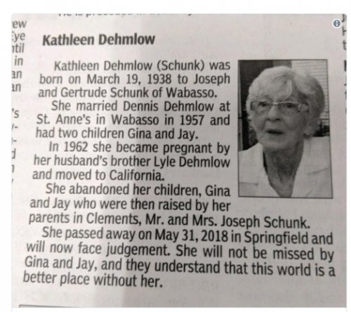 Sour Obituary Or Revenge?