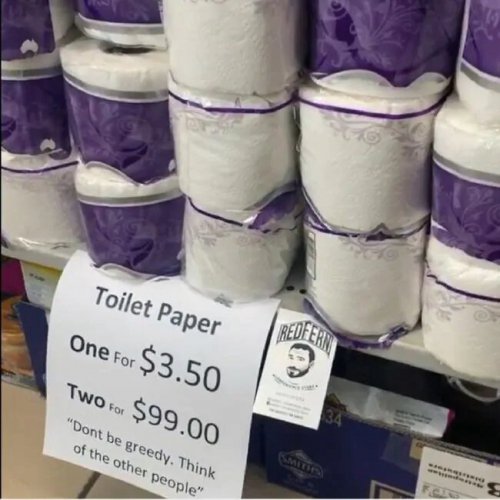 Panic Buying Toilet Paper