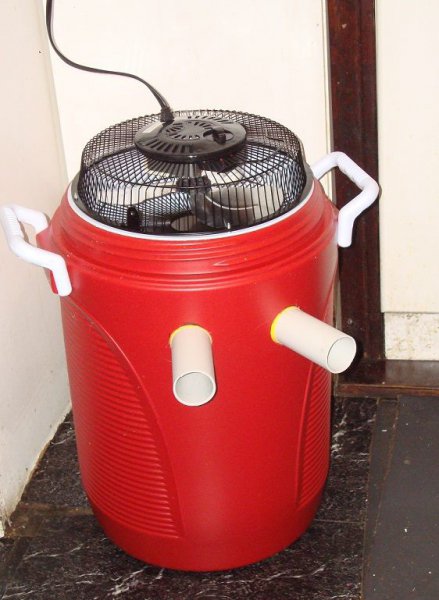 Air Condition From Cooler And Fan