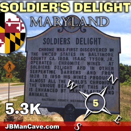 Hiking Trails At Soldier's Delight Maryland USA