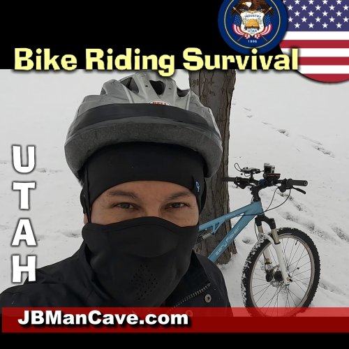 Riding A Bike During Winter In Utah