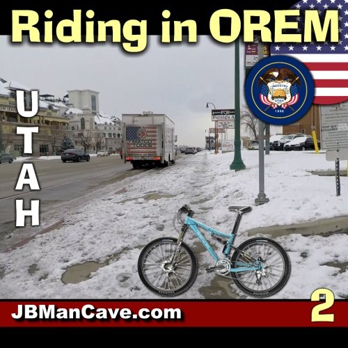 Cycling In The Snow Within Orem Utah