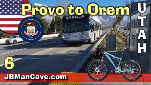 Bus And Bike In Provo And Orem Utah