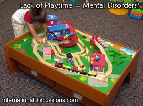 Lack Of Playtime Causes Mental Disorders In Children?