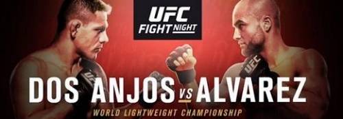 UFC Fight Night 90 Dos Anjos vs Alvarez