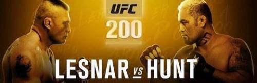 UFC 200 Lesnar vs Hunt