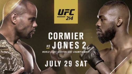 UFC 214 Daniel Cormier vs Jon Jones