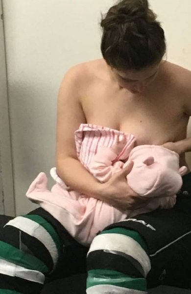 Breastfeeding During A Game