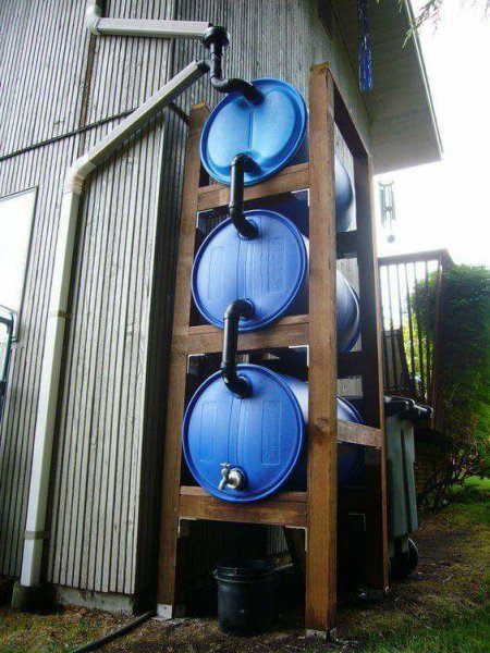 Great Idea To Store Water Using Guttering