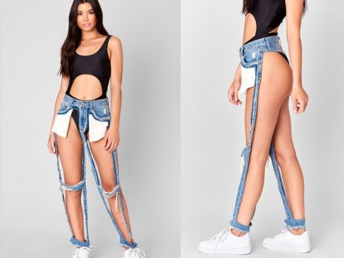 Extreme Cut Out Jeans