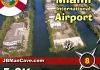 Top  Window Seat View Landing At Miami International Airport
